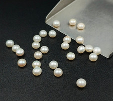 Natural Pearl Round Cab Lot Loose Gemstone for Pearl Jewelry Making Pearl Supply