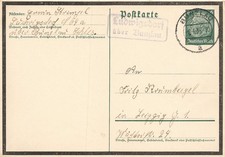 693419) DR Landpostblg. Ludwigsdorf über Bunzlau Schlesien 