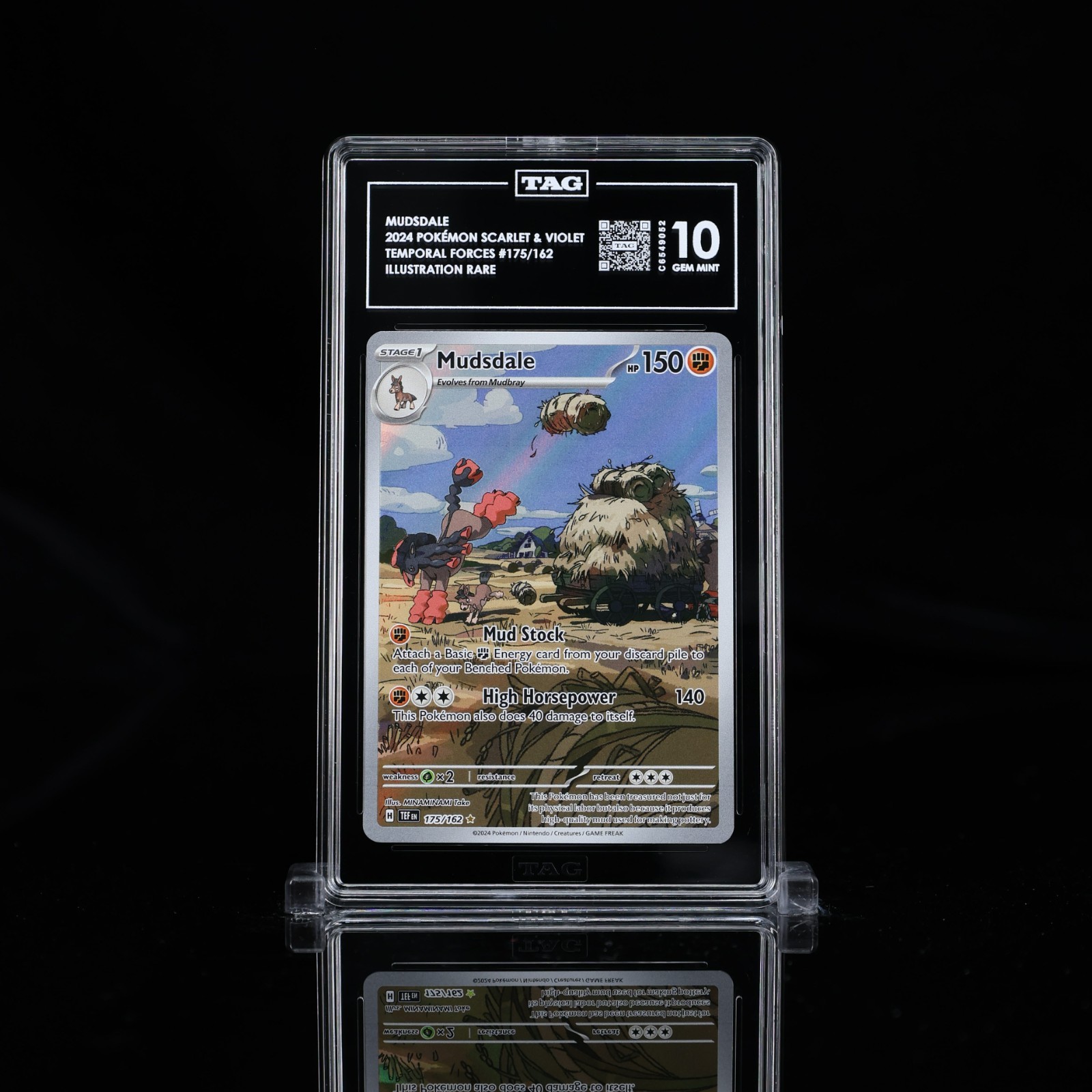 2024 Pokemon - Mudsdale 175/162 SV05: Temporal Forces IR - TAG 10