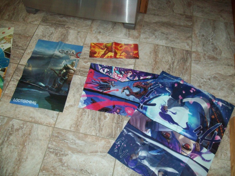lot of 5 Loot Gaming  posters Doom God of War 22 x 28 , more!!