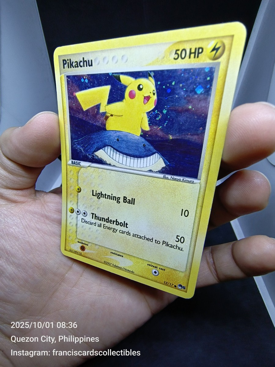 Pokemon Card - PIKACHU #12 (POP SERIES 5) YEAR 2007 