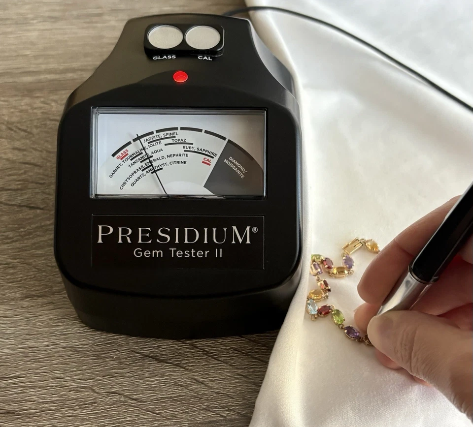 10K Yellow Gold Garnet, Topaz, Citrine, Peridot, Amethyst Bracelet 6.5inch 4.53g - Image 2 of 4