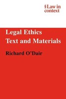 Richard O'dair | Legal Ethics | Taschenbuch | Englisch (2001)