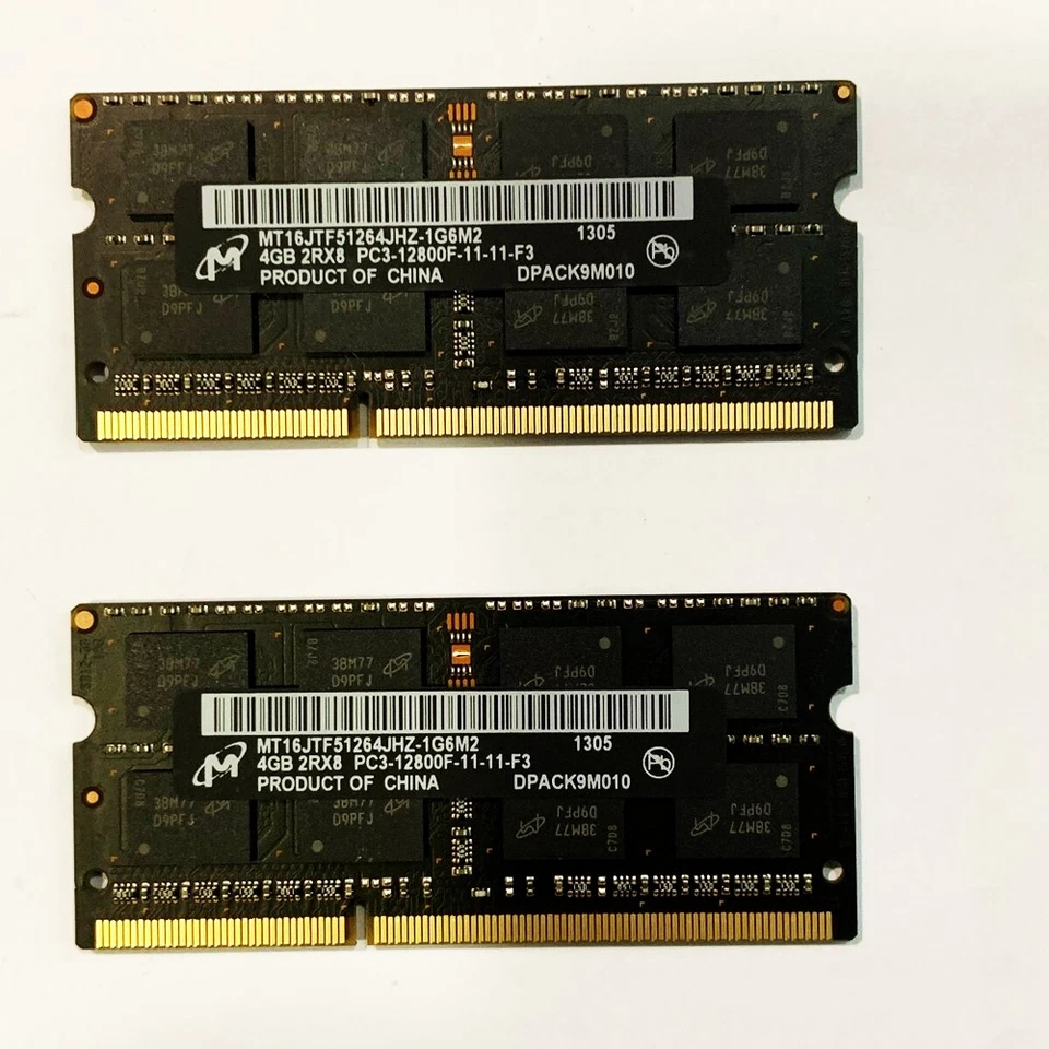Micron Apple 4GB DDR3 PC3-12800F SODIMM Memory, MT16JTF51264JHZ-1G6M2 - Image 2 of 4
