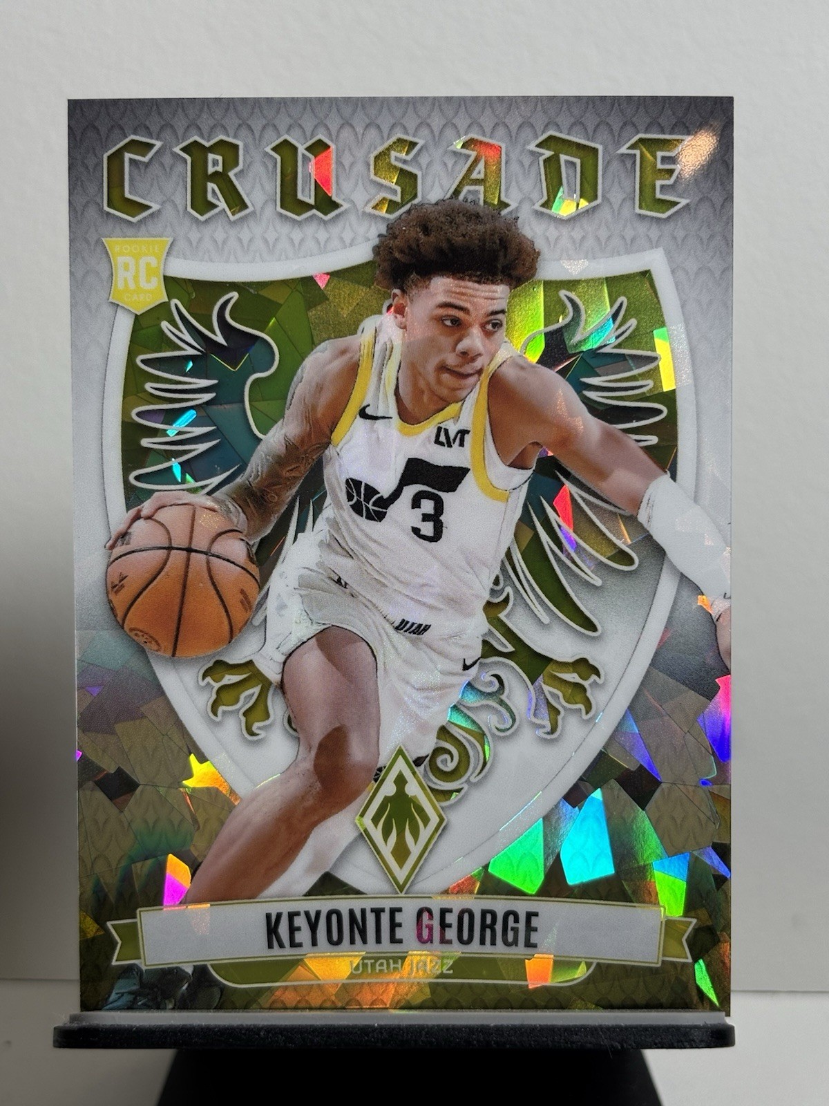 Keyonte George 2023 Phoenix Crusade White Ice Color Match /125 #20 (RC) - Jazz