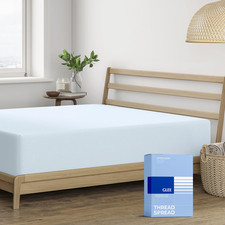 Thread Spread 100 Cotton Fitted Sheet Twin Size - 400 Series Glee Collection 16