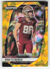 2025 Panini Prizm Draft Picks #27 Ryan Fitzgerald Prizms Gold Ice