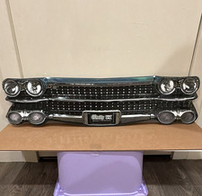 Oreilly Promotional 1959 Cadillac Metal Shop Sign Wall Decor Never Used 36x9 Oreilly Promotional 1959 Cadillac Metal Shop Sign Wall Decor Never Used 36x9