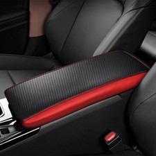 Center Console Armrest Cover for Accessories 2025 New Black with Red