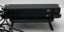 LOT OF 2 APC AP7900B Switched Rack PDU 8 Outlet Rack Mountable