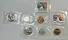6 Coins P &D 1961 2 Silver Dimes 2-1c and 2-5c