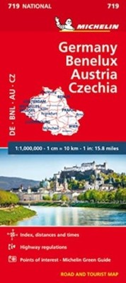 Germany, Benelux, Austria, Czech Republic - Michelin  by Michelin SHEET MAP