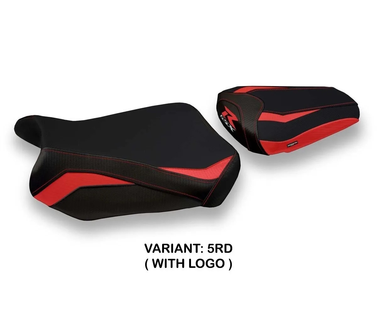 Seat saddle cover Manila 2 Red (RD) TPZ for SUZUKI GSX R 600 2011 > 2020 z3