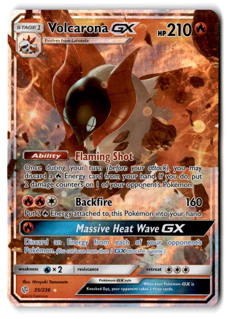 SM - Cosmic Eclipse #35/236 Volcarona GX