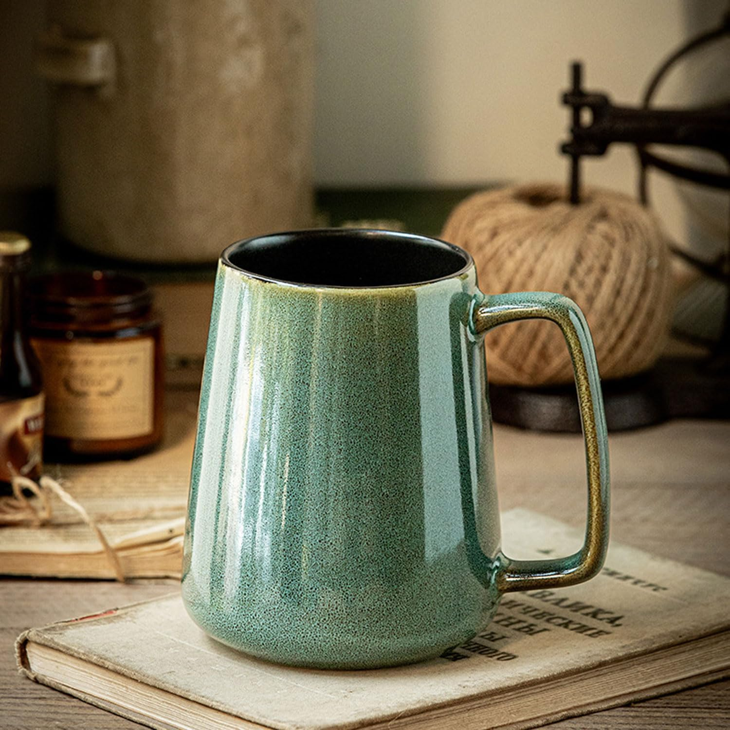 Large 24 Oz/700Ml Ceramic Coffee Mugs, Capacity Mug with Handle,Tea Cup,Dishwash