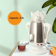 Samowar Imperia mit Teekanne 3,5 L elektrisch Самовар Samovar Tee Chai Edelstahl