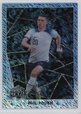 2024 Leaf Collective 1990 Leaf Light Blue Shimmer 1/1 Phil Foden #90B-139 0l1