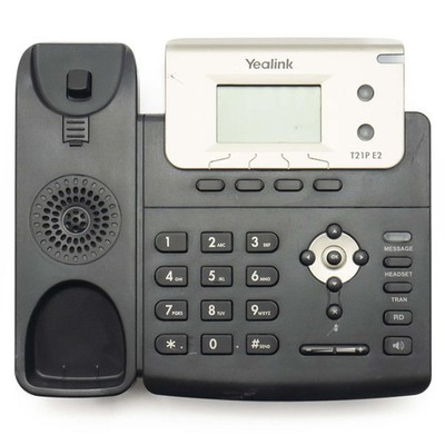 Yealink SIP-T21P E2 Telefon Voip IP Phone 2 Leitungen Gewerbe Ab Büro Poe