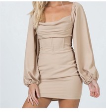 Princess Polly Womens Mini Dress Lillie Long ...