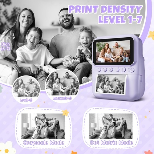 Appareil Photo Instantané Enfant 30 Pouces Écran HD 48MP Appareil Photo Enfan... - Zdjęcie 4 z 7