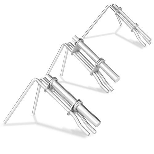 3 Pcs Sliver Hydraulic Cylinder Piston Rod Seal U-cup Installation Tool Kit Set - Picture 2 of 13