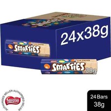Smarties Milk Chocolate Tubes 38g (Pack of 24)  Perfect Party Treat