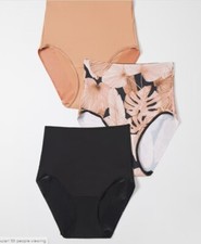 SOMA Vanishing Tummy Edge High Leg Panty High-Waist Brief Comfort Size XS- 3pair