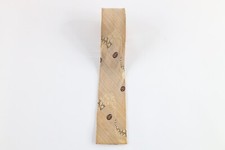 Vintage 50s Rockabilly Distressed Brocade Silk Geometric Square Neck Tie USA