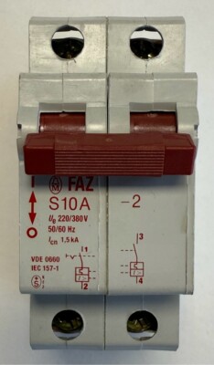 Klöckner Moeller Leitungsschutzschalter / ~220/380V / FAZ S10A -2