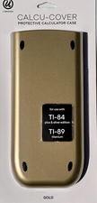  NEW Slide Cover Calculator Marble Protective Calculator Case GOLD Ti 84 Ti