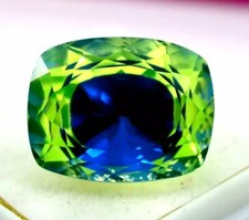 Natural Bi-Color Pitambari Sapphire Cushion Cut 9.62 Ct Loose Certified Gemstone