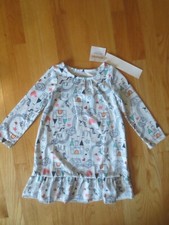 Girl GYMBOREE UNICORN CASTLE HEARTS PAJAMAS PJS NIGHT GOWN SLEEPWEAR NWT 2T