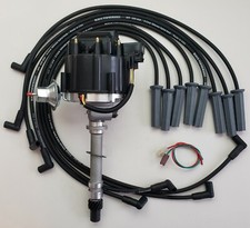 Corvette Bbc 396 454 Tach Drive Hei Distributor Black 8.5mm Wires Straight Boot