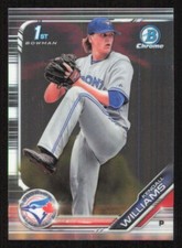 2019 Bowman Chrome KENDALL WILLIAMS 1st Year card TORONTO BLUE JAYS #199