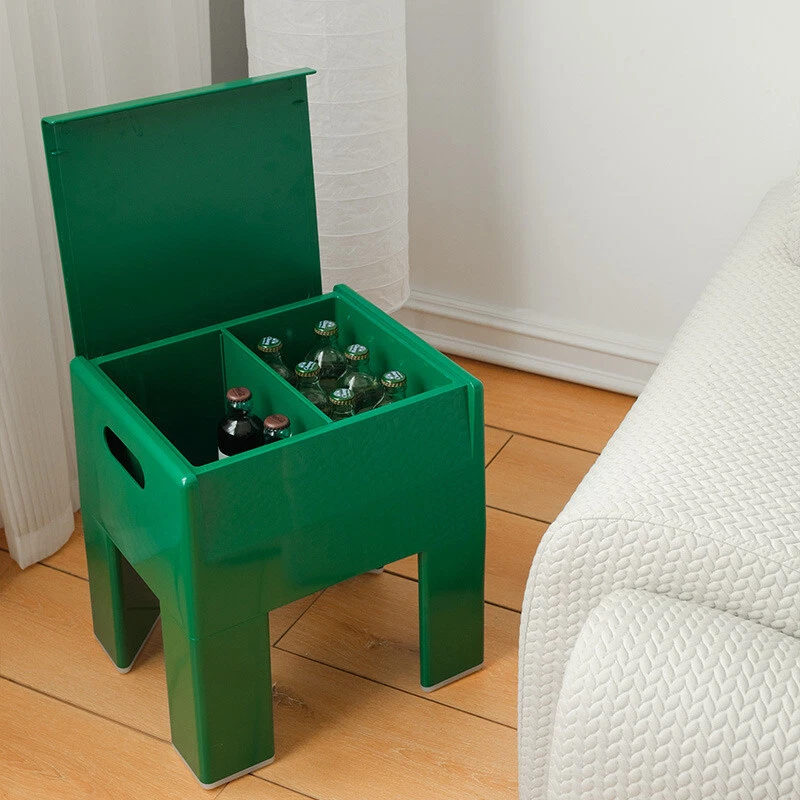 Modern storage stool multi-functional storage stool Large capacity low stool - Image 4 of 4