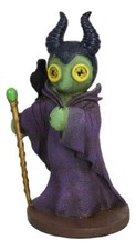 Ebros Voodoo Stiches Evil Queen Maleficent W/ Raven Figurine Pinheadz Collection