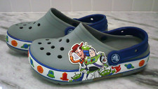 Disney Toy Story Woody Buzz Lightyear Aliens Crocs Kids Size J1 One Light Works