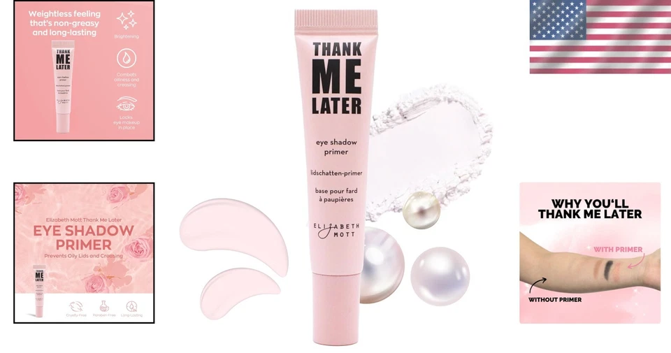 Flawless Eye Makeup Primer - Lightweight Shine Control & Wrinkle Filling - 10g - Image 2 of 4