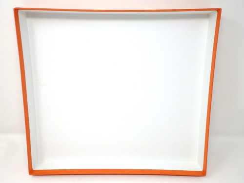 Hermosa caja de regalo de almacenamiento vacía naranja HERMES Birkin Kelly 38 x 34 x 15,5 cm - Imagen 10 de 12