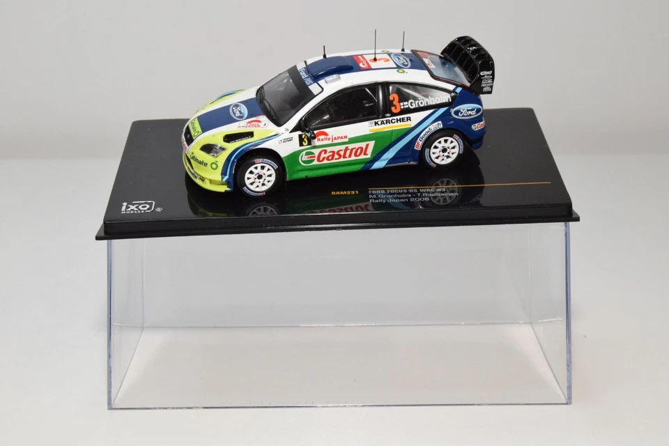 B24 1:43 IXO RAM231 FORD FOCUS WRC #3 RALLY JAPAN 2006 GRONHOLM RAUTIAINEN MIB - Image 2 of 4