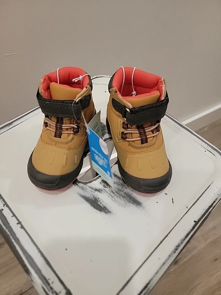 NUEVO CON ETIQUETAS Stride Right 360 6 meses Nebraska Botas/Zapatos Amarillo Miel Foto 3 de 4