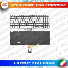 TASTIERA ORIGINALE ASUS F512DA-PB31 F512DA-PB31-BL RETROILLUMINATA SILVER