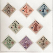 Rep.Dominican 1957 Scout Soprastampati Series CPL New Integra MNH T1162