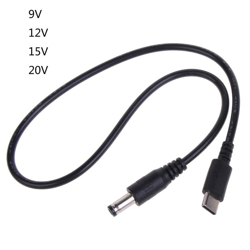 USB Power-Boost Line UsbC to DC9/12/15/20V Converter Adapter Cable TypeC 5.5x2.5-image