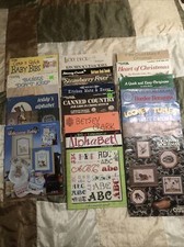 Lot 21 Cross Stitch Pattern Books and Leaflets 80's  90's Several Topics