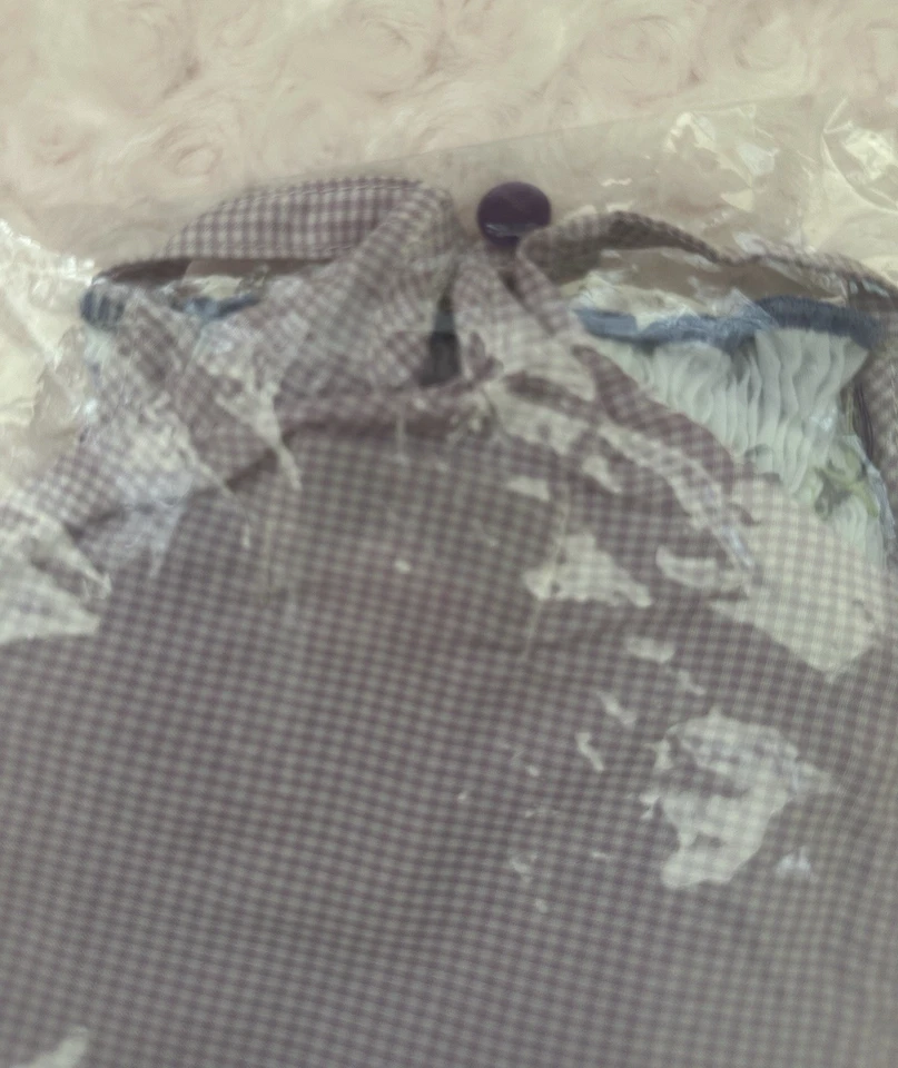 Vestido Oscar Newman Violeta Perro Ajustado a Mano Talla S Nuevo Foto 4 de 4