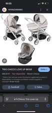 passeggino trio chicco love beige