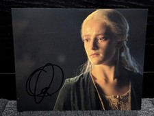 Phia Saban signed 8x10 House of the Dragon 