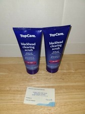2 TopCare Blackhead Clearing Scrub w/Salicylic Acid Acne Oil-Free 5 OZ. each New
