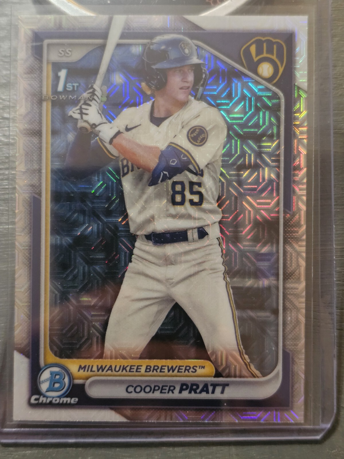 2024 Bowman - Chrome Prospects Mojo Refractor #BCP-137 Cooper Pratt (RC)